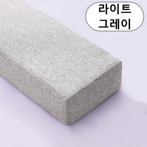 위즈너블 침대틈새쿠션 틈새막이 패밀리 침대사이쿠션, 200x20x10, 라이트_그레이