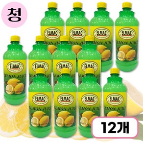 엘막 레몬주스 946ml 한박스, 12개