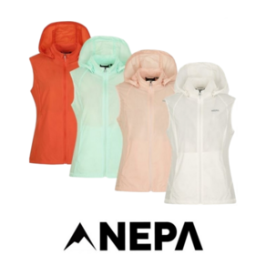 [백화점 매장판] 네파 NEPA 여성 여름 등산조끼 윈드 베스트 등산 아웃도어 여자 산행 캠핑 하이킹 트레킹 조깅 메쉬 조끼