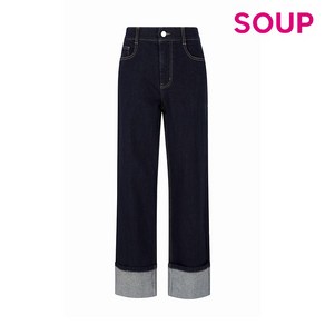 SOUP 스트레이트 턴업 데님 팬츠 (SZ9DP80)