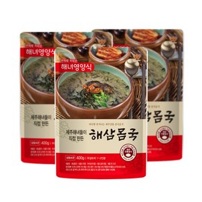 (제주웰링) 제주전통 해삼몸국 5팩 즉석국, 400g, 5개