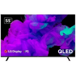 LG IPS 정품 패널 55인치 구글 UHD QLED 스마트 TV, 직배송(직접설치)