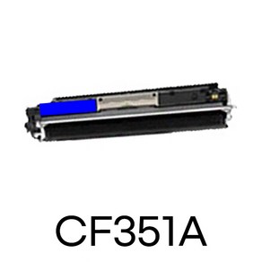 CF350A CF351A CF352A CF353A CF354A Lasejet Po MFP M177fw M176N 재생토너 호환, 1개, CF351A 파랑