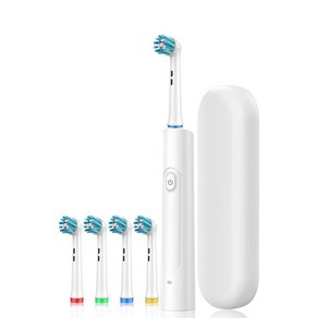 씨앤케어 원형헤드 스마트 전동칫솔 고밀도 듀퐁 브러쉬, 1개, 화이트, CP3006