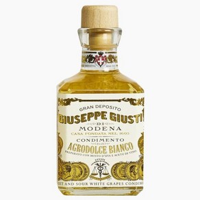 Giuseppe Giusti 쥬세페 쥬스티 5년산 화이트 발사믹 소스 큐빅형박스 250ml 콘디멘토, [브랜드정품] Giuseppe Giusti 쥬세페 쥬스, 1개