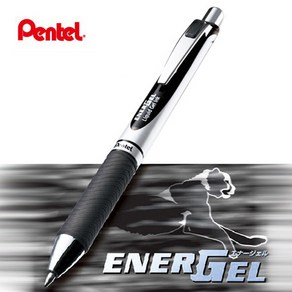 Pentel ENERGEL 펜텔 에너겔 메탈포인트 DX (BL77) 0.7mm 리필가능, 적색, 1개