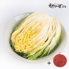 김치 담그기 세트 국산 전라도 절임 배추 4KG + 양념 1.5KG (고춧가루 국산)