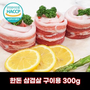 디에스미트 한돈 삼겹살 구이용 300g 우시산한돈 냉장