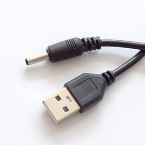 티놀지 USB전원 충전케이블 USB to 외경 DC3.5mm - 내경 1.35mm 케이블 1M, 1개