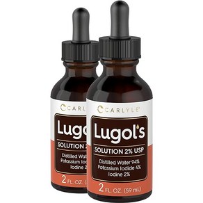 칼라일 루골 아이오딘 요오드 59mL 2통 Carlyle Lugols Iodine 2 fl oz 2 pack