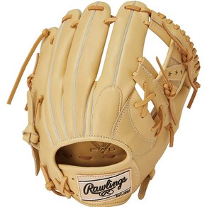 롤링스 Rawlings 야구 글러브 연식 HYPER TECH R9 PAISLEY 내야수용.25 GR3R9N62 선수 고급 사회인 프로, Camel, 1개