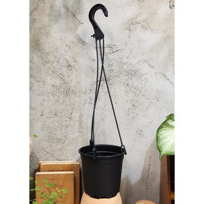 플라스틱화분 행잉 걸이 블랙 중 44cm(화분미포함)