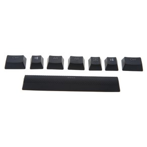 8키/팩 6.5u 스페이스바 PBT 키캡 이중샷 키캡 코르세어 스트라페 K65 K70 K95 기계식 키보드 키캡, 한개옵션2, 블랙이에요., 롤, 1개