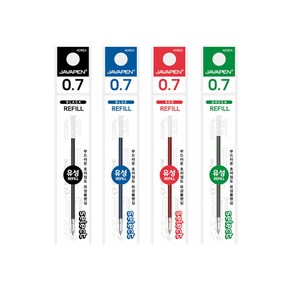 자바펜 셀렉트 초점도 유성리필 0.7mm, 1개, 녹색