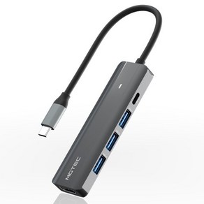 엠지텍 멀티허브 5in1 USB C 타입 HDMI 4K지원 미러링 빠른전송 고속충전 711394