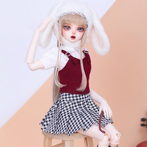 msd 구체관절인형 풀세트 40cm 구관 1/4 여자 bjd 피규어 Naiko, 1개