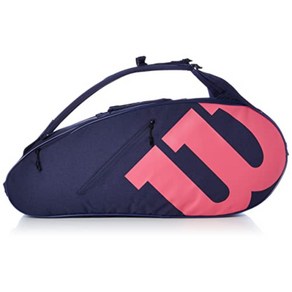 윌슨 테니스 배드민턴 라켓백 TEAMJ BACKPACK 블랙, 네이비 핑크, 1개