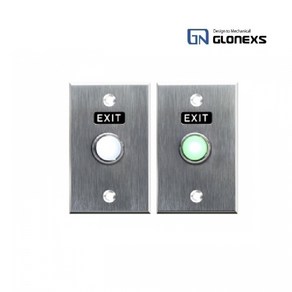 [HKT] GB-300 500 글로넥스 매립형 자동문버튼 출입문 푸쉬버튼 exit 스위치 프레임 벽, 있음, GB-300 (WALL TYPE), 1개