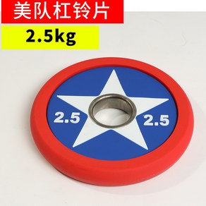 캡틴 바벨원판 홈트 헬스 방패 원판 10KG 20KG, 2.5kg* 1개g, 1개