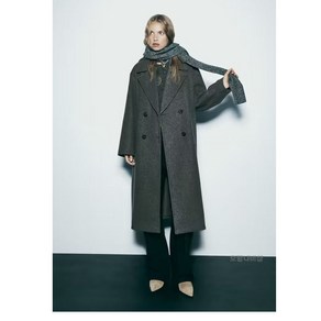 ZARA 자라 소프트 울 라펠 더블 가을 겨울 트렌치코트