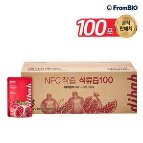 프롬바이오 디밥 NFC 착즙 석류즙 100포 x1박스 실속구성, 70ml, 1개