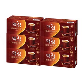 동서식품 맥심 아라비카100 믹스커피, 6개, 20개입