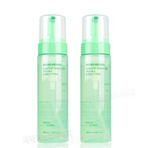 라운드어라운드 컴포트 그린티 트러블 버블폼 200ml