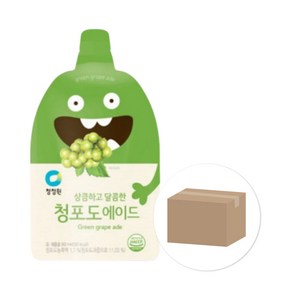 [얌얌마켓] 청정원 상큼하고 달콤한 청포도에이드 80ml 1BOX, 32개