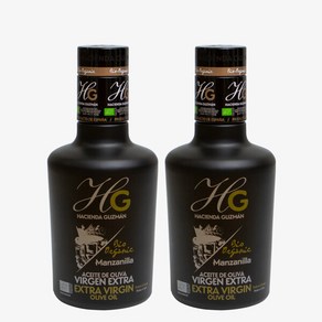 하시엔다구즈만 HG 유기농 엑스트라버진 올리브오일 만자니아 250ml 2병, 2개