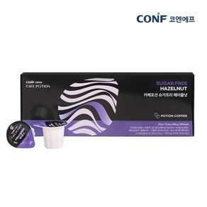 코엔에프 아메리카노 슈가프리 헤이즐넛 포션커피 12개입, 1박스, 300g, 25ml