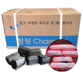 청정 열탄 장탄 10kg 캠핑용 업소용 바베큐숯, 1개