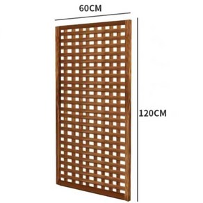나무울타리 가림막 펜스 방부목 부식방지 마당 정원꾸미기 테라스 옥상 가림막, 60x120cm