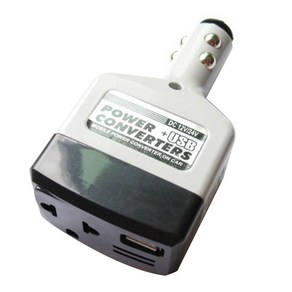 자동차 인버터 DC 12V/24V ~ AC 220V 전압 인버터 USBPLUG 표시등., 1개