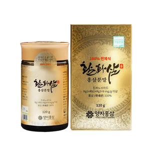 양지홍삼 활화삼 홍삼분말, 120g, 1개