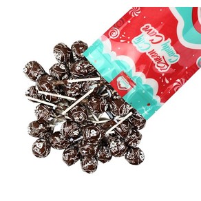 Chocolate Tootsie 팝스 롤리팝 벌크 투시 롤 팝 롤리팝 퀸 시티 캔디 케이브 개별 맛 초콜릿 빨판 226.8g8온스, 초콜릿 412996 _8 oz, 226.8g, 1개