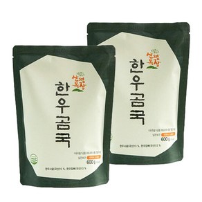 담백하고 진한 사골국 산청 한우 사골곰국, 10개, 600g