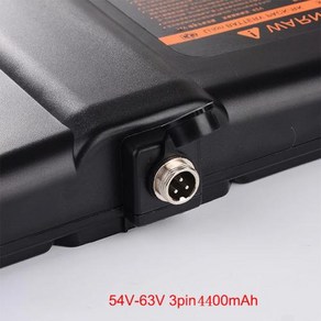 전기 스쿠터 밸런스 자동차 배터리 팩 Ninebot Mini 54V63V 3 핀 4 핀 배터리, 1) 54V 3pin 4400mah