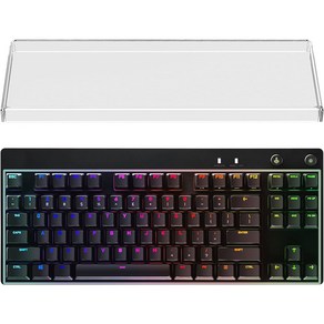 Geekia Tenkeyless 아크릴 키보드 먼지 커버 80%/87 키 게임용 키보드 Raze Huntsman V2 TKL G713 유선/G715 무선과 호환 가능, 투명., 투명