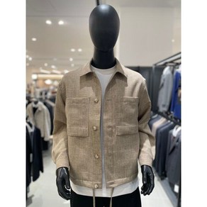 S/S 킨록 세미오버핏 크롭 조직감 셔켓 GGHJ41 288091