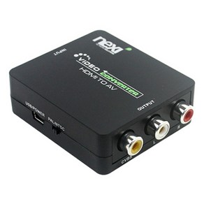 [NEXI] HDMI to 3RCA(AV) 컨버터 NX-HD3RCA / NX433 [블랙]