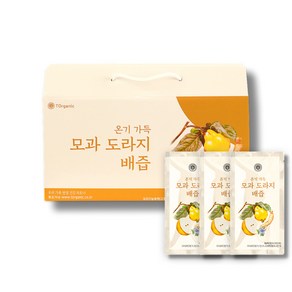 [투오가닉] 기관지에 좋은 도라지배즙 목편한 진한 온가족 모과 도라지 배즙 70ml x 30포 1박스, 30개