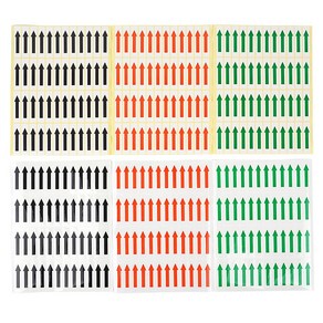 사각 화살표 스티커 1장 스티커 화살표모양스티커 하자보수스티커 컬러스티커 사전점검스티커