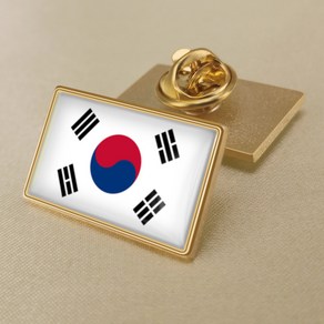 태극기 와펜 브로치 뱃지 장