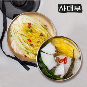 사대부 동치미3kg + 백김치3kg, 6kg, 1개