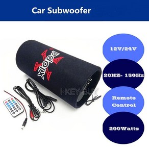 자동차 우퍼 휴대용 5 inch 12v 220v ca subwoofe 스피커 오디오, 없음, 1개