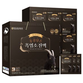 더존건강 황제홍삼담은 흑염소진액 1800ml, 30개, 60ml