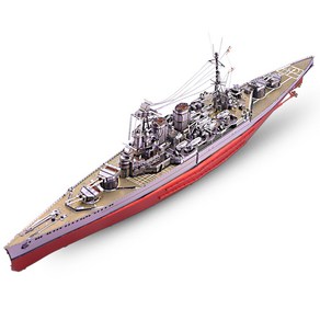 후드 HMS HOOD 전함 함선 금속 퍼즐 3D 프라모델 전투선 DIY 키트 에칭