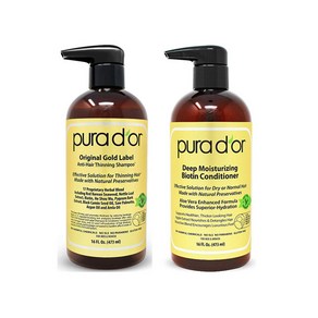 퓨라디오르 골드라벨 샴푸 앤 컨디셔너 473ml 2종 택1/ PURA DOR Gold Label Shampoo OR Conditione 16oz, 2. Conditione 00609, 1개