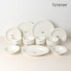 시라쿠스 뉴욕 4인 그릇세트 식기세트, 크림화이트, 1세트