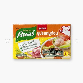 태국 KNORR 크노르 포크큐브 돼지육수 Thaifood Mat WORLDFOOD, 1개, 20g